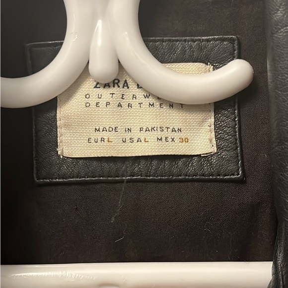 Zara Genuine Leather Jacket - Picture 2 of 3